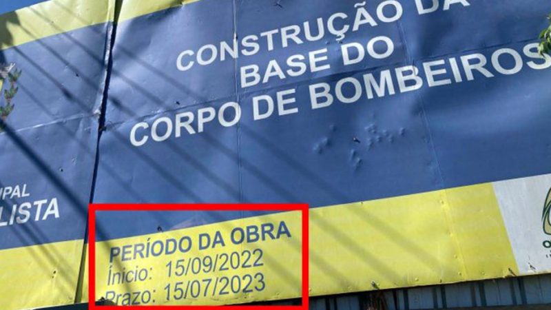 Prefeitura expande prazo da obra nos Bombeiros em mais 4 meses