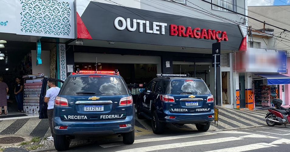 Receita Federal realiza operação em Bragança Paulista