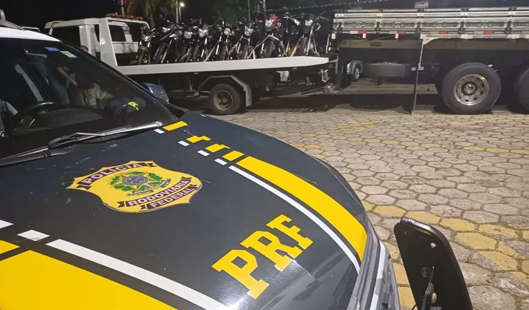 PRF recupera 9 motos na Rodovia Fernão Dias