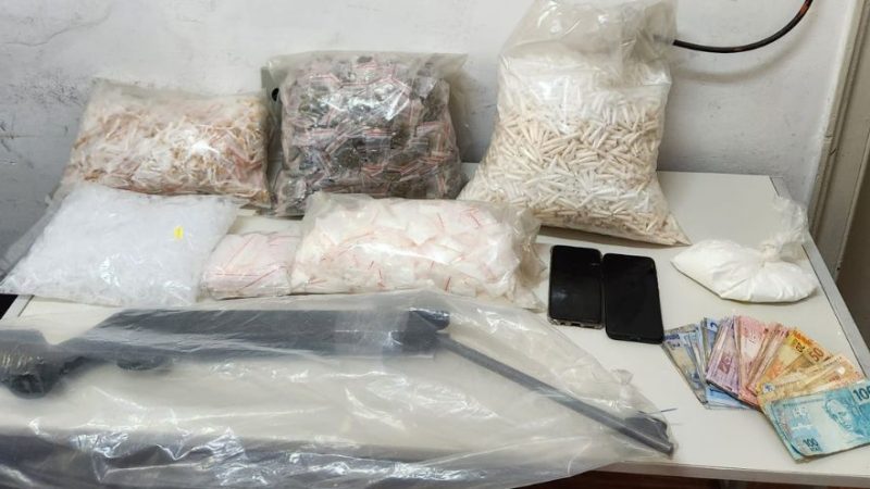 PM prende traficante com mais de 8700 porções de drogas
