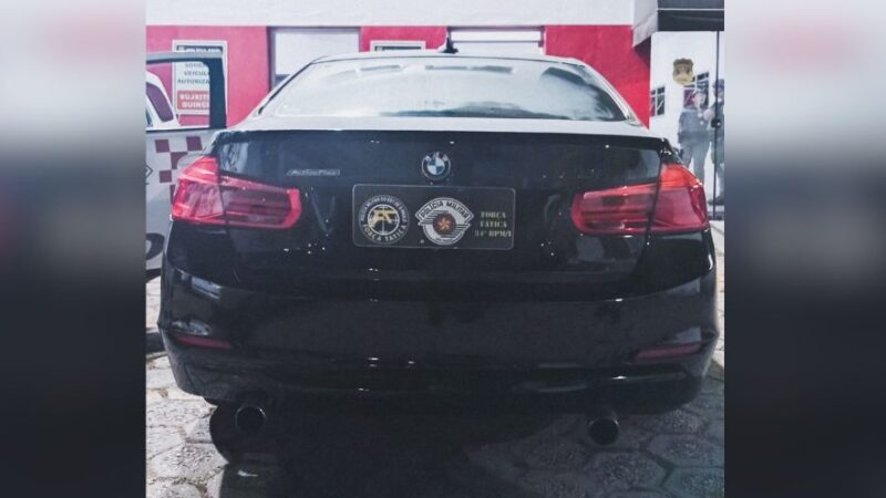BMW é recuperada no Julieta Cristina após ser roubada em rodovia