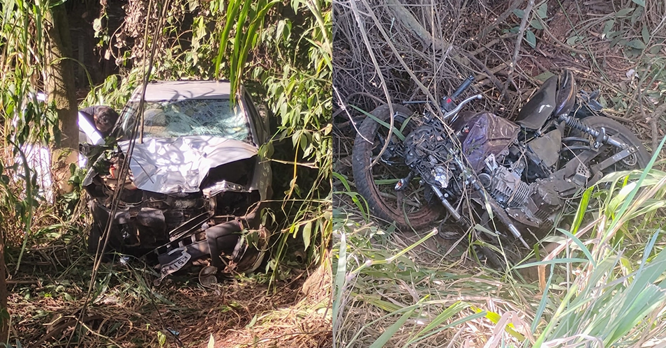 Motociclista morre após ser atingido por veículo na contramão