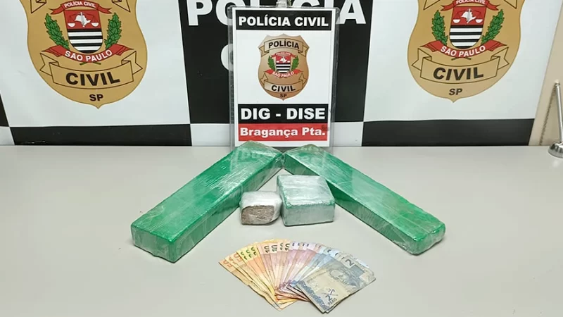 Polícia Civil prende traficante na zona sul de Bragança Paulista