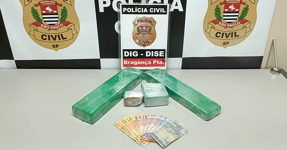 Polícia Civil prende traficante na zona sul de Bragança Paulista