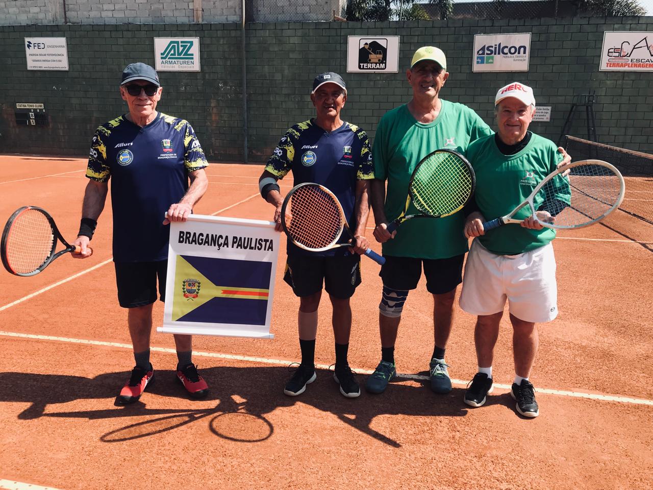 Bragança é ouro no tênis masculino nos Jogos da Melhor Idade