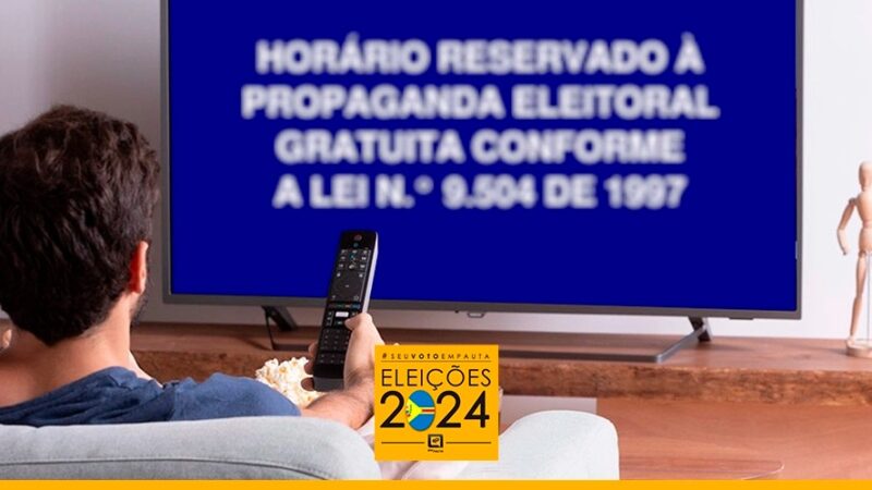 Horário eleitoral no rádio e na TV começa nesta sexta