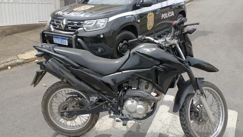 Detido com moto roubada é encaminhado para Fundação CASA