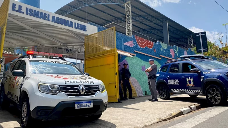 Policiamento é reforçado nas imediações de Escola Estadual