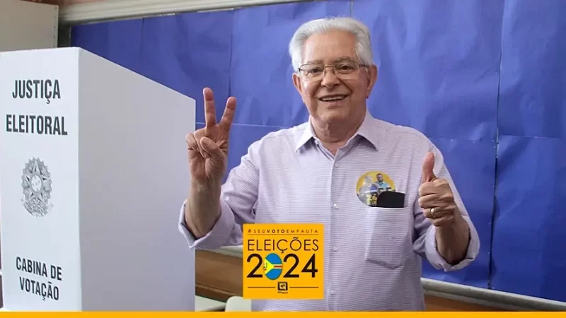 José de Lima é o 1° candidato a votar em Bragança Paulista