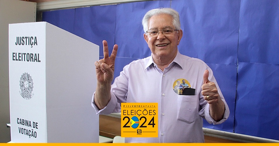 José de Lima é o 1° candidato a votar em Bragança Paulista