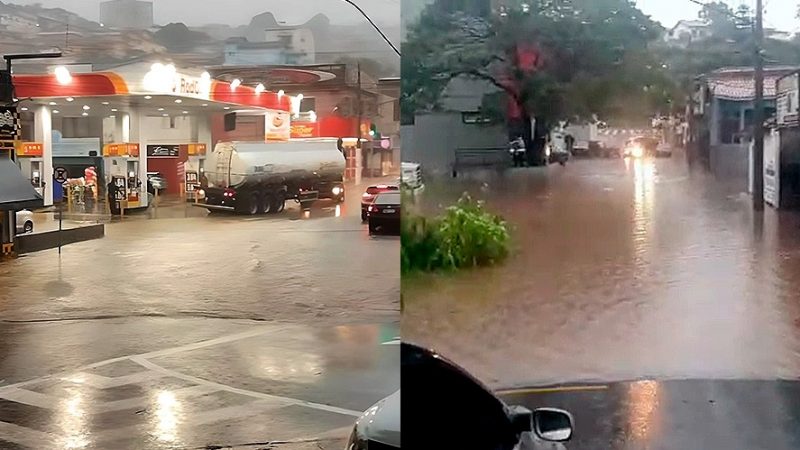 Bragança registra 55 milímetros de chuva em poucas horas