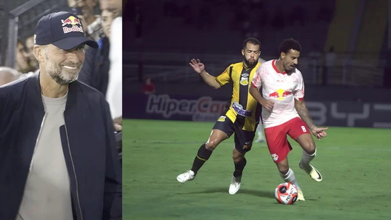 Com Klopp no estádio, Red Bull Bragantino perde em Bragança