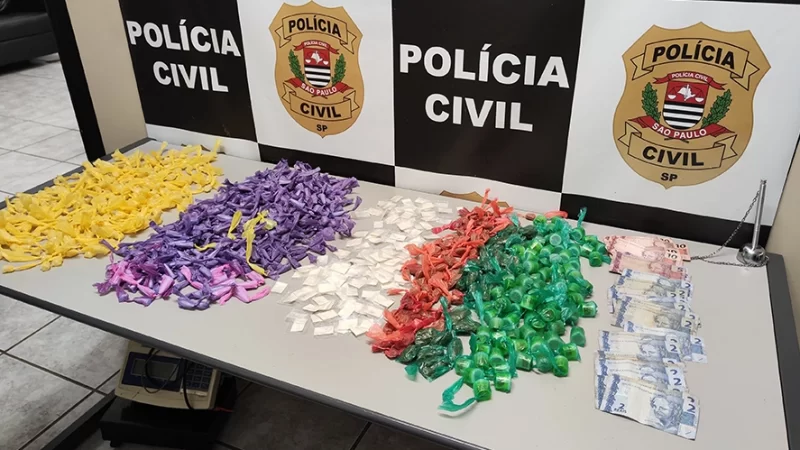 DISE prende irmãos com mais de 1.000 porções de entorpecentes