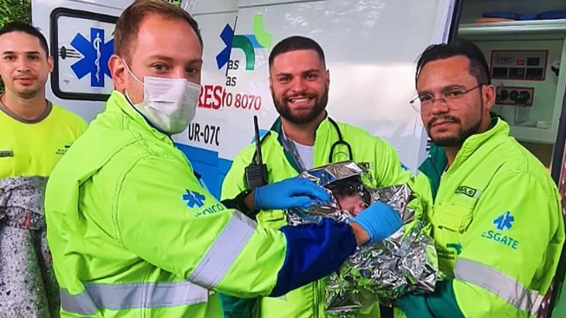 Equipe de concessionária realiza parto na Dom Pedro, em Atibaia