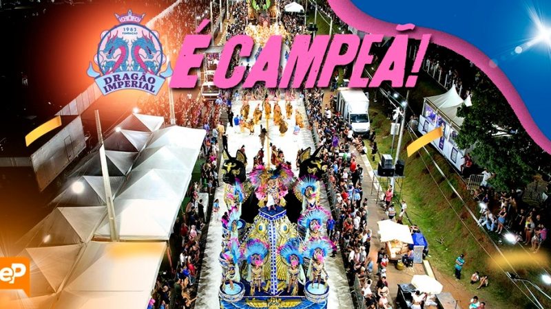 Dragão Imperial é campeã do Carnaval 2025 de Bragança