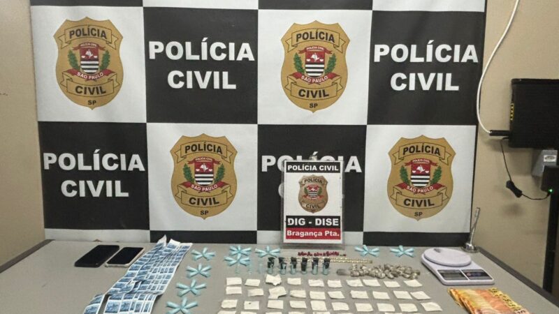 Traficantes são presos durante investigação de roubo de celulares