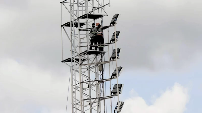 Iluminação é removida do antigo estádio do Bragantino