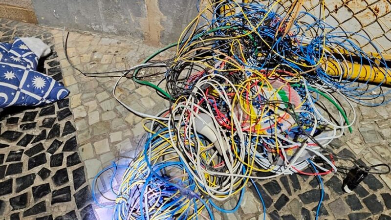 GCM prende acusado de tentar furtar fios em Bragança Paulista