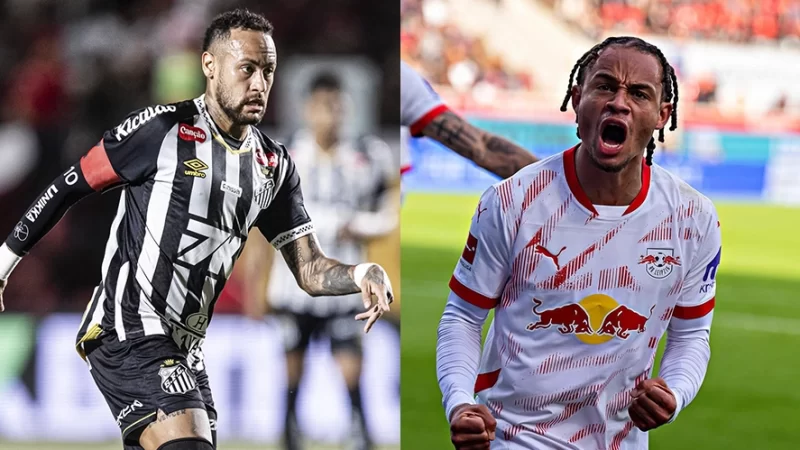 Amistoso internacional: Santos e RB Leipzig jogam em Bragança