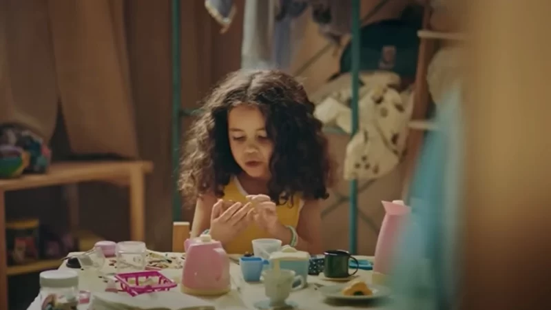 Atriz mirim de Bragança estreia em campanha publicitária nacional