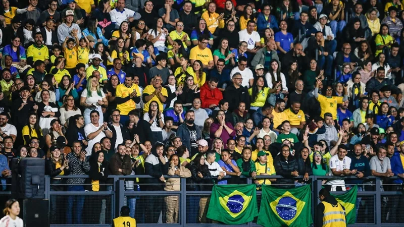 Com recorde de público, Brasil vence em Bragança Paulista