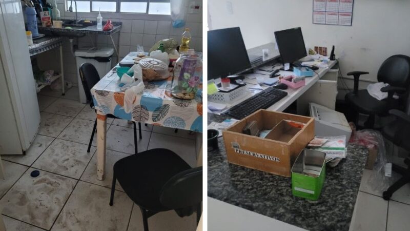 Ladrões furtam posto de saúde do São Lourenço
