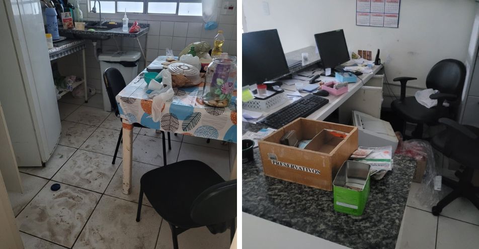 Ladrões furtam posto de saúde do São Lourenço