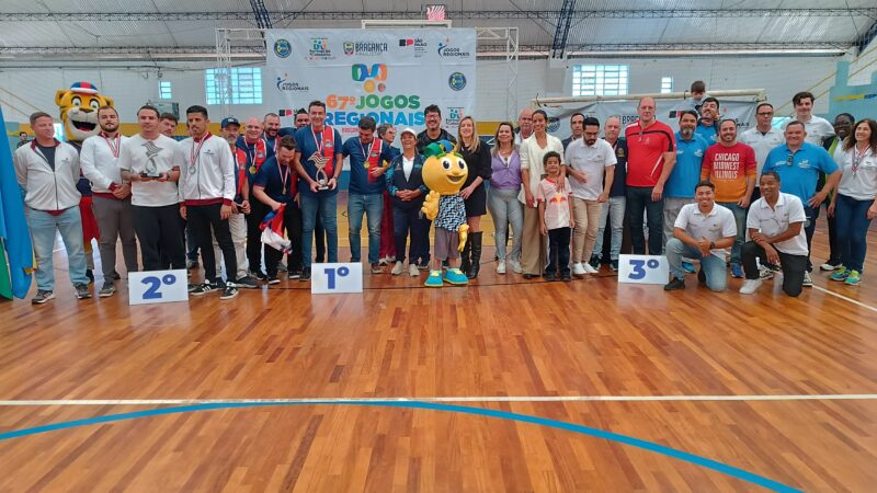 Bragança Paulista fica em 4º lugar nos Jogos Regionais