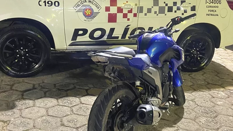 Homem é preso na Hipica Jaguari com moto furtada