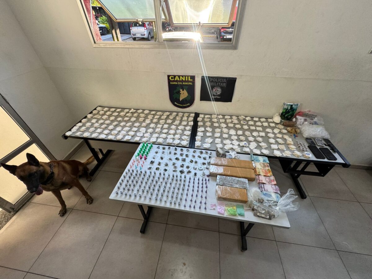 PM e GCM apreendem mais de 2 mil porções de drogas em Bragança