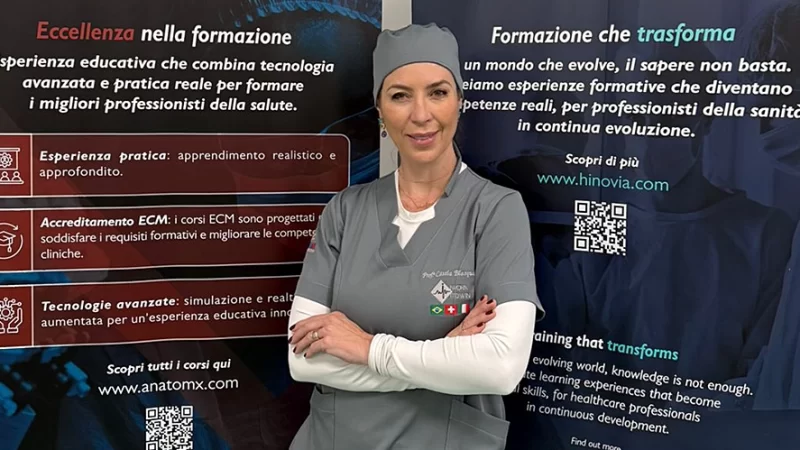 Dra. Cássia Blasques leva expertise em harmonização facial à Europa