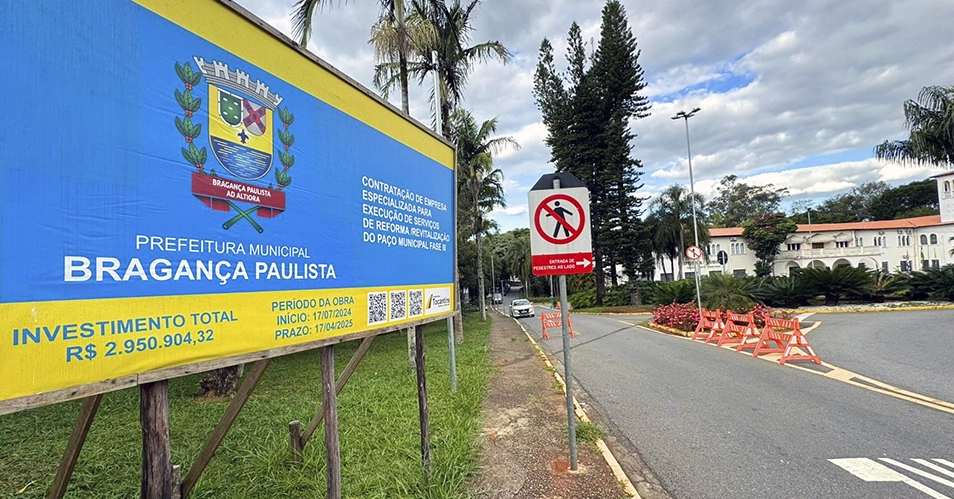 Obra no Paço Municipal fica R$ 869 mil mais cara