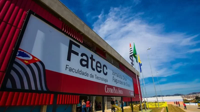 FATEC Bragança Paulista abre inscrições para o Vestibular 2026
