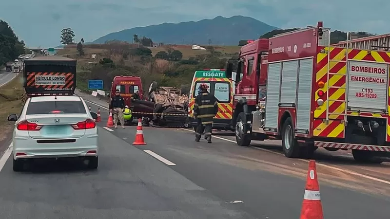 17º acidente fatal do ano em Bragança ocorre na Fernão Dias