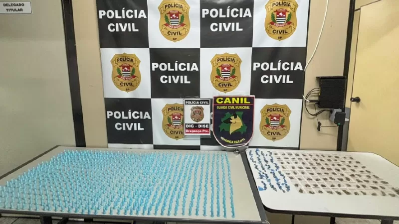 DISE e Canil apreendem 900 porções de drogas na Vila Davi