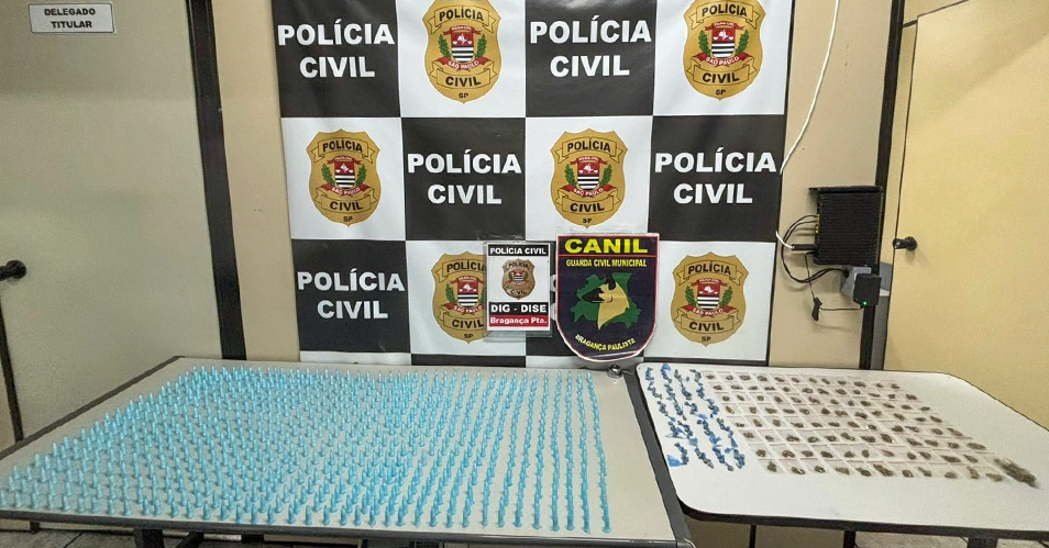 DISE e Canil apreendem 900 porções de drogas na Vila Davi