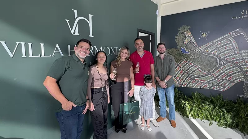 Villa Harmonia Residencial é lançado oficialmente com abertura do stand