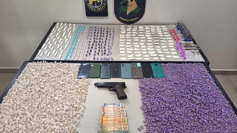 PM apreende mais de 3600 porções de drogas em Bragança