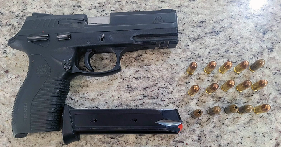Policial penal tem arma apreendida pela PM após ameaça