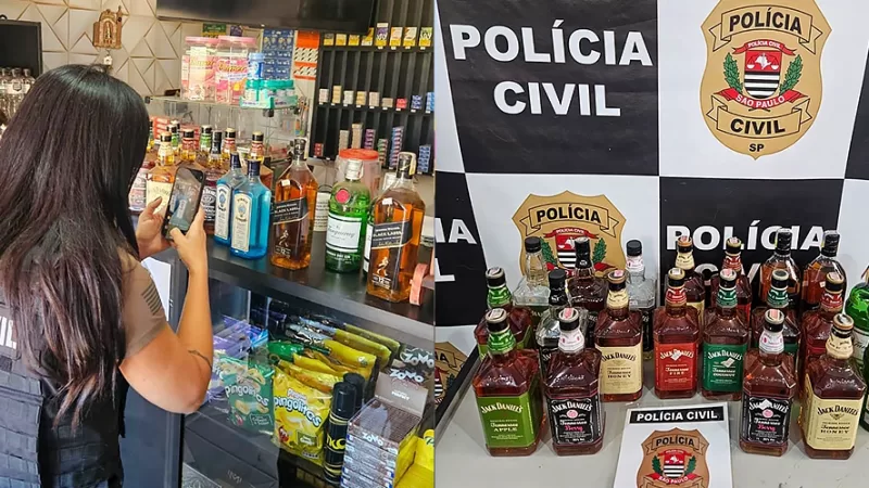 Empresário preso por vender bebidas falsificadas em Bragança Paulista