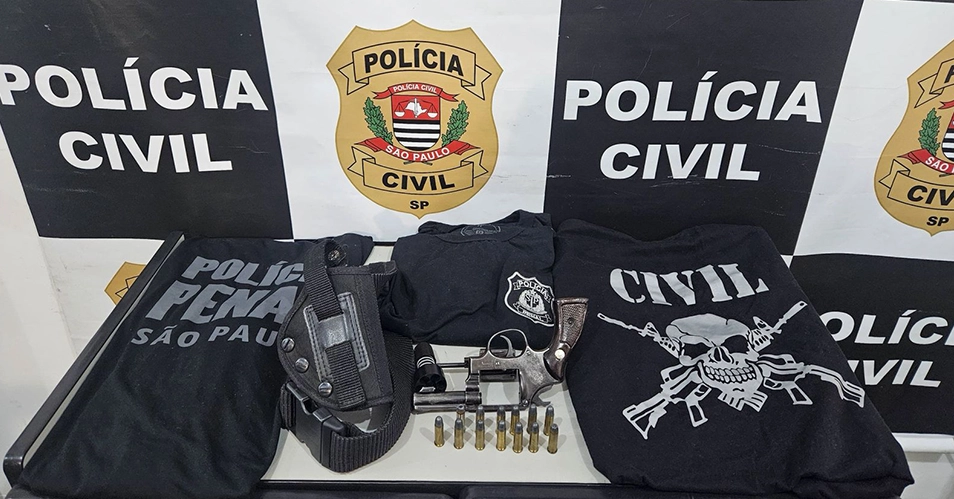 Falso policial preso com arma adulterada em Bragança Paulista