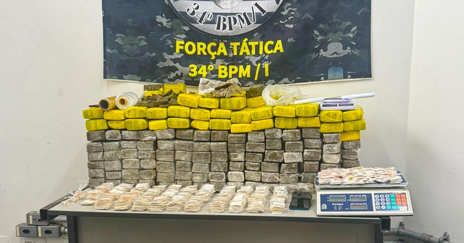 Força Tática realiza mega apreensão de maconha na Região Bragantina