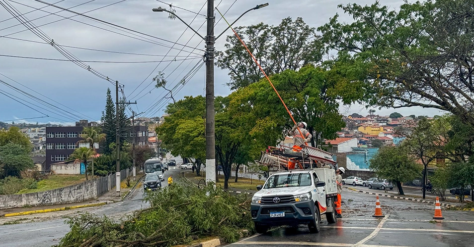 Defesa Civil emite alerta de vento e chuva forte em Bragança e região