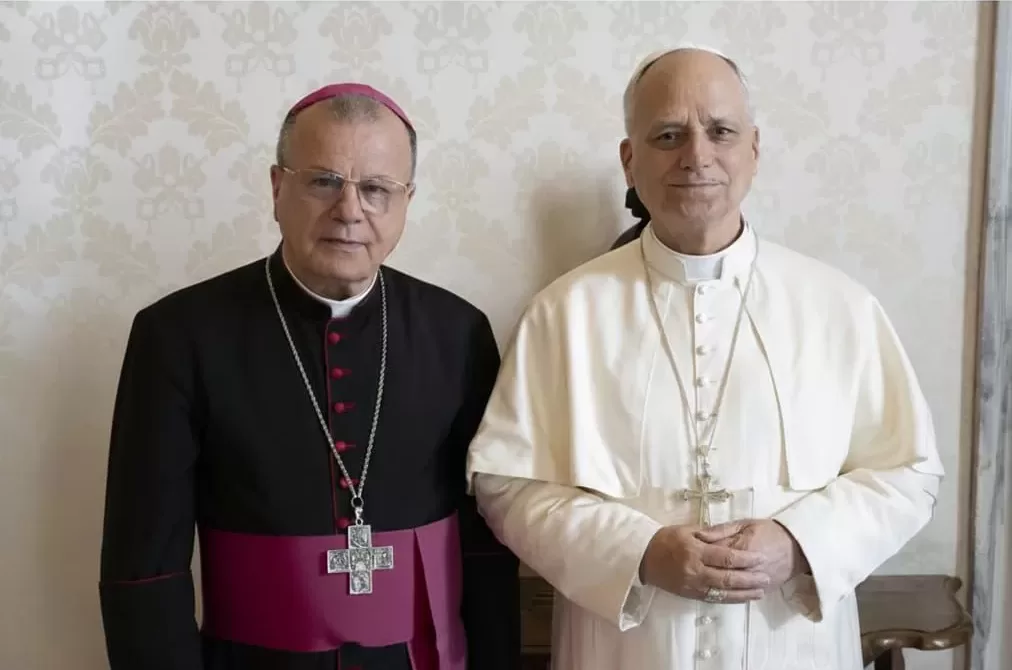 Papa Leão XIV recebe Bispo de Bragança Paulista no Vaticano