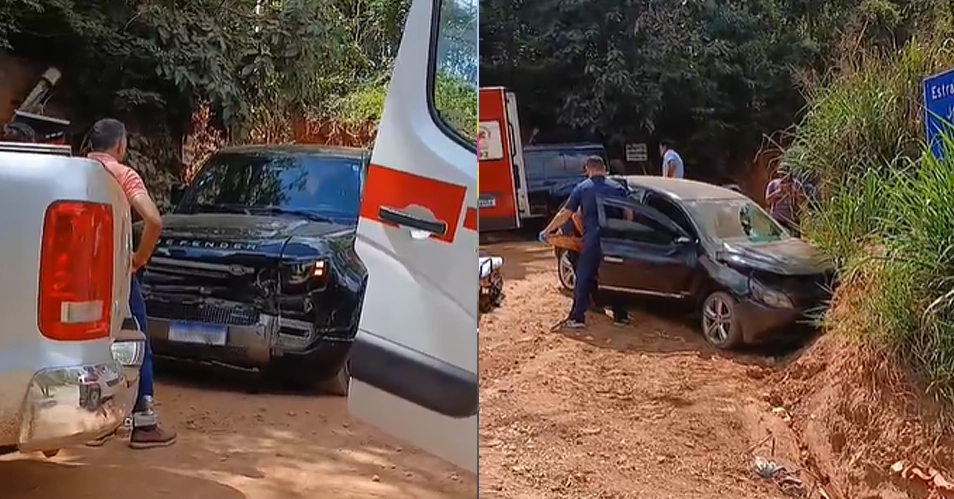 Prefeito de Pinhalzinho se envolve em acidente de trânsito