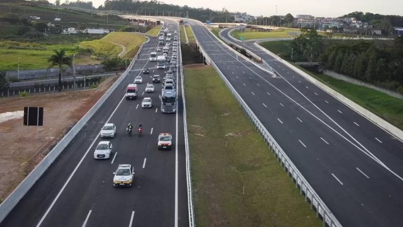 Pistas do trecho 1 do Rodoanel Norte têm tráfego liberado