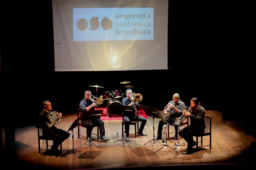Músicos da Orquestra Brasileira fazem apresentação em Bragança