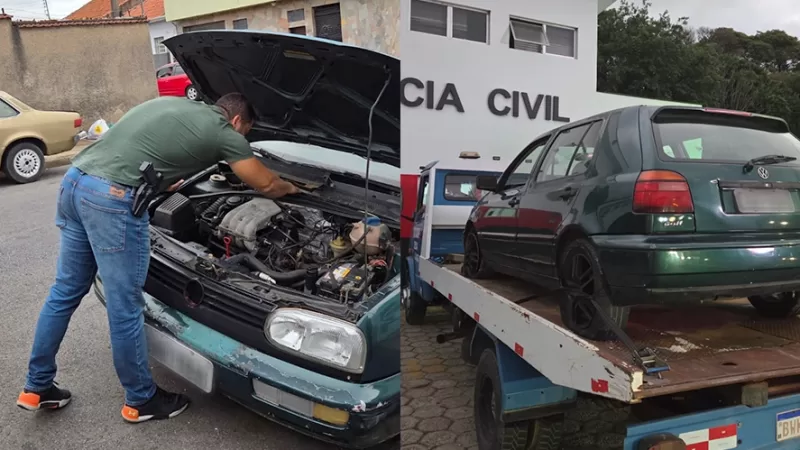 Polícia prende dupla após dono localizar carro furtado no Facebook
