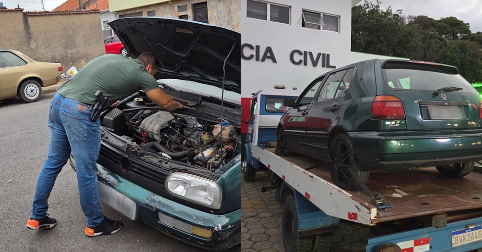 Polícia prende dupla após dono localizar carro furtado no Facebook