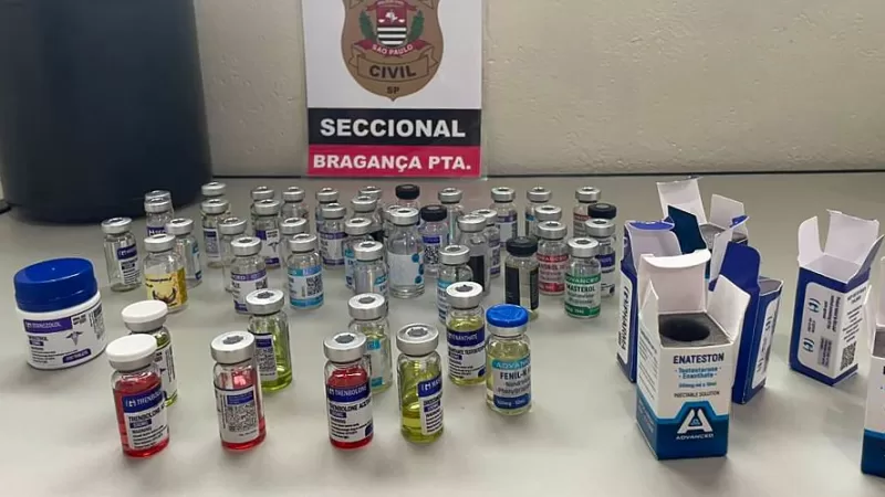 Massoterapeuta é preso com anabolizantes em Bragança Paulista